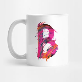 Colorful Painted Initial Letter B Mug